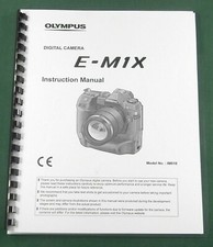Olympus E-M1X Instruction Manual: 683 Pages Protective Covers