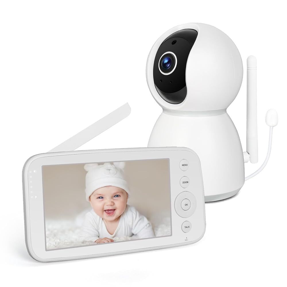 Baby Monitor with Camera and Audio, 5