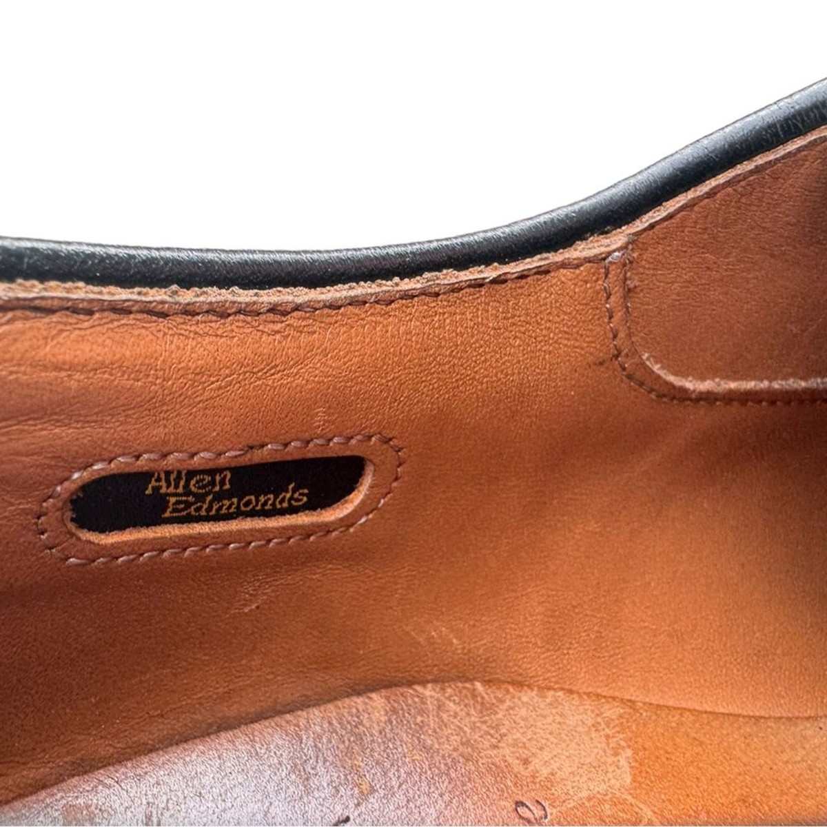 Allen Edmonds Lauderdale Woven Cap Dress Derby Leather Shoes 