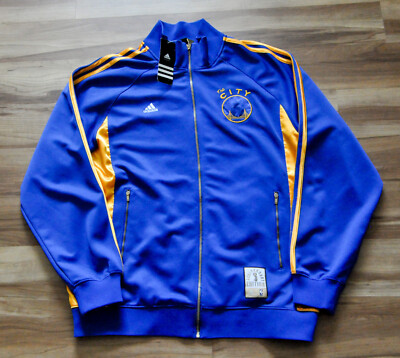 Golden State Warriors Adidas Jacket Warmup 3x NBA Champs Banner