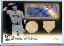Dustin Pedroia 2009 Topps Tribute Black Bat Auto Card  #/50