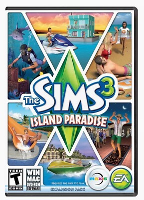 The Sims 3 Island Paradise - Win Mac DVD-ROM software 2013 Electronic Arts