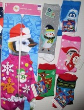 Christmas Design Children's Kids Size Socks Choose Style
