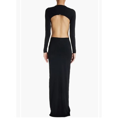 Balenciaga Cutout Maxi Dress, Noir, Women's, Small, Casual & Work Dresses Maxi Dresses