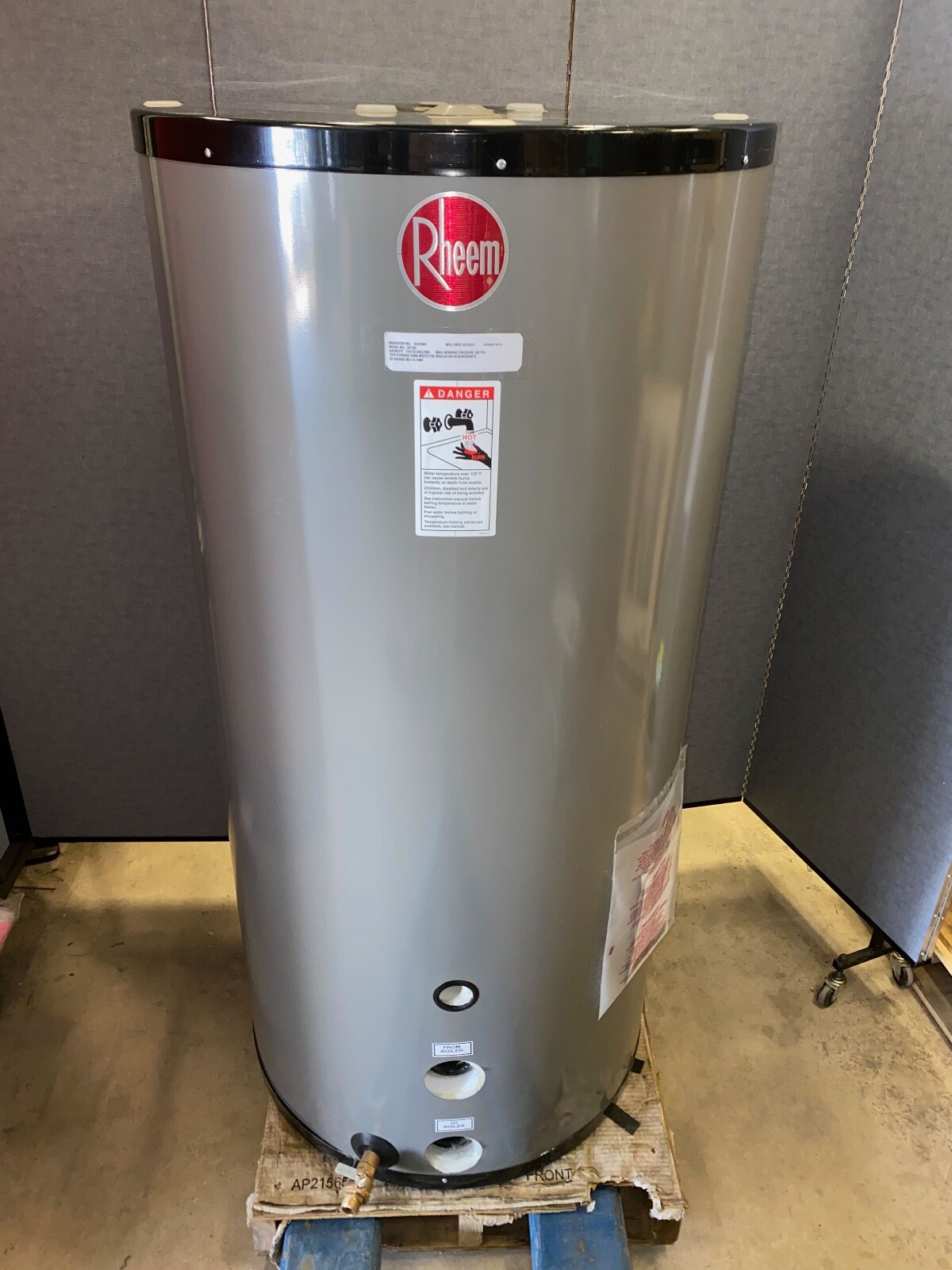 New Rheem Ruud ST120 115 Gallon Insulated Commercial Water Storage Reserve  Tank | eBay