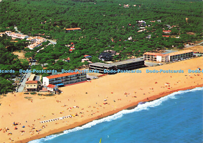 D190371 Costa Brava. Freunde. Vista Aerea de la Playa. Werticrom. 1985