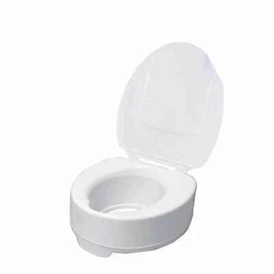 Drive Medical Toilettensitzerhöhung Ticco 2G 15cm mit Deckel erhöht den WC-Sitz