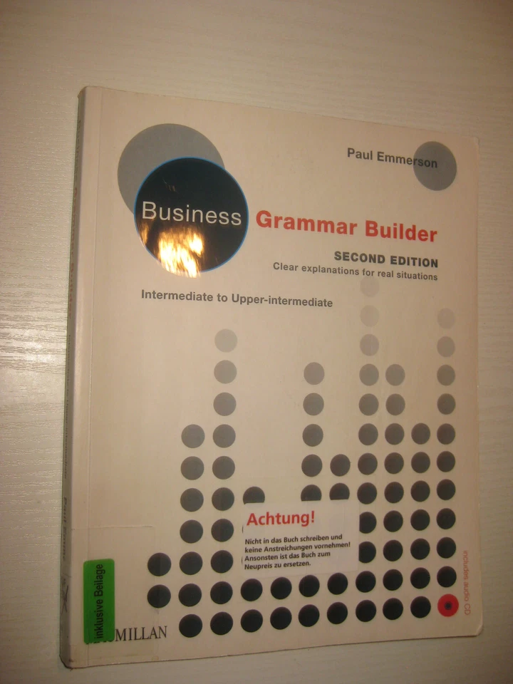 Business Grammar Builder  Student's Book 2nd. ed - von Paul Emmerson - Bild 1 von 1