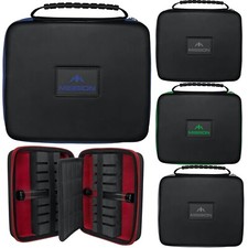 Mission | Luxor | XL Darts Case | Holds 4 Sets Assembled Darts + Accessories