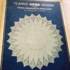 Clark's O.N.T. Designs For Edges Insertions & Medallions Book # 9 1920