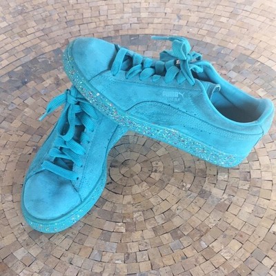 puma suede classic turquoise