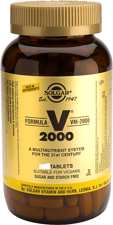 Solgar VM2000  Tablets (180)  BBE 07/2028