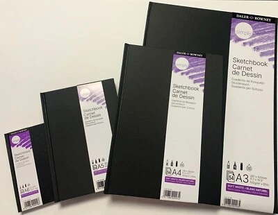 DALER ROWBEY Daler Rowney simply Sketchbook Carnet de Dessin Skizzenbuch A6 A5 A4 A3 wählbar