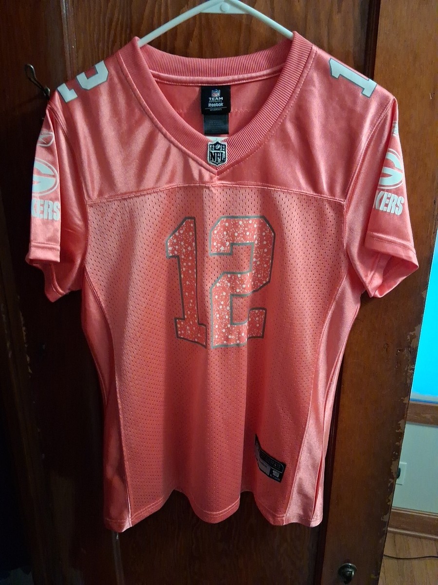 Aaron Rodgers Pink Reebok Jersey Reebok NFL Green Bay Packers