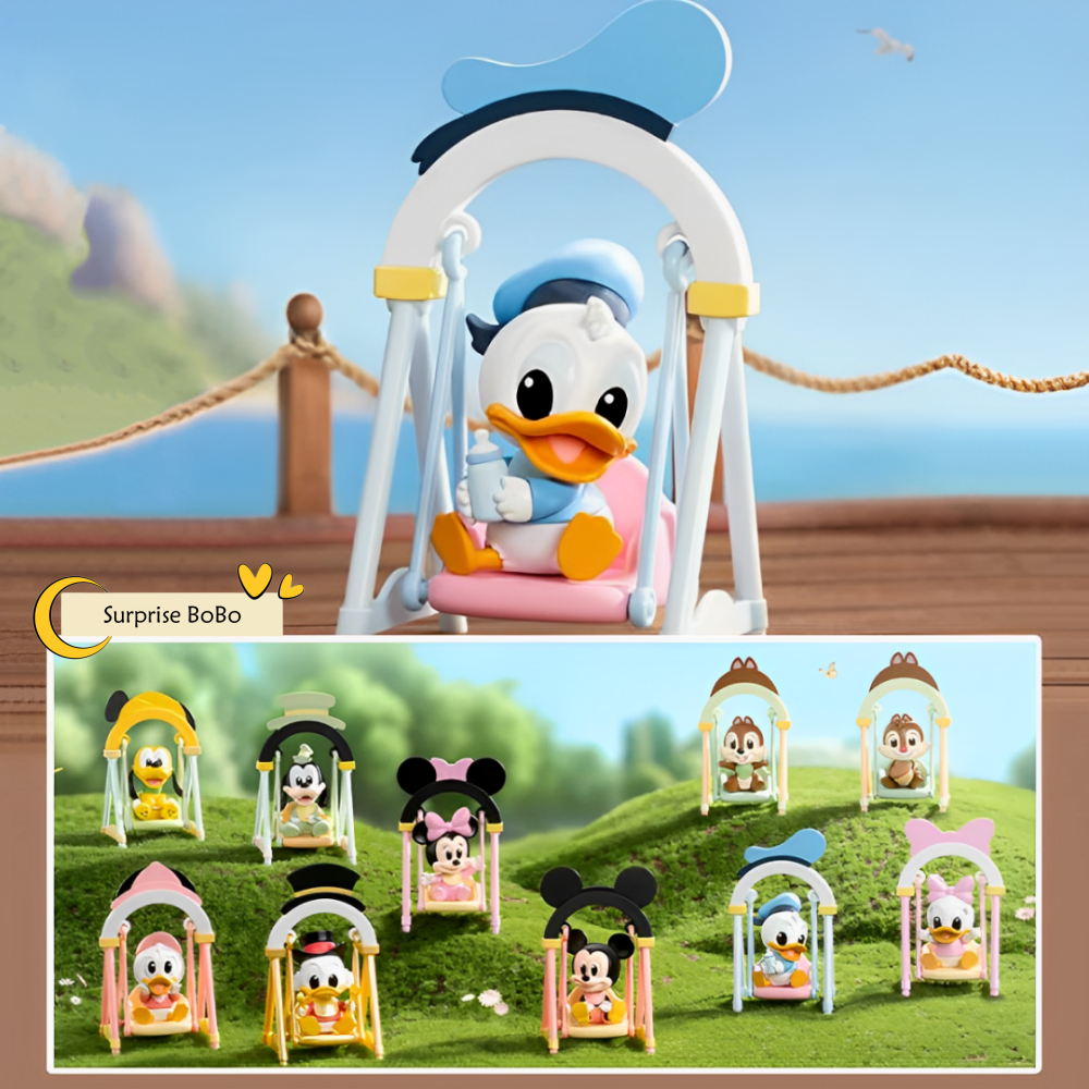 POP MART Disney Swing Series Blind Box Cute Figure Hot Toy for Kids