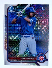 2022 Bowman #BCP-147 Luis Verdugo  Chrome Prospects Mojo Refractor