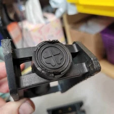 Wellgo Platform Pedals Resin 9/16" Rat Bear Trap LU-945 Black Reflectors Vintage