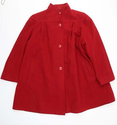 Rote Damenjacke Mantel Größe 10