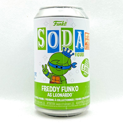 Funko Soda TMNT Camp Fundays 2023 Freddy Funko as Leonardo LE 5,000 Brand New