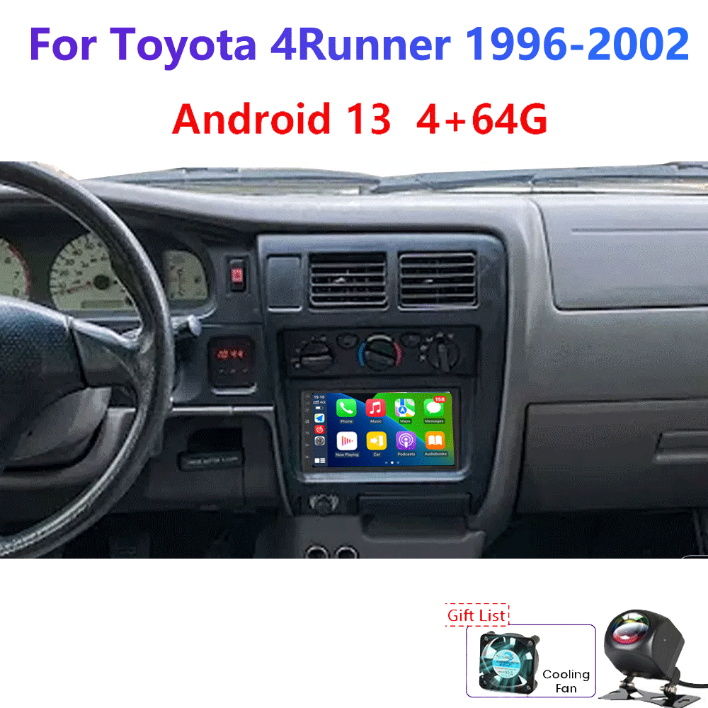 1996-2002 Toyota 4Runner 7'' Android 13 64G Carplay Car