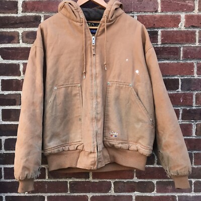 【90s】Wallo work wear zip up duck jacket 90s】Wallo work wear zip up duck jacket