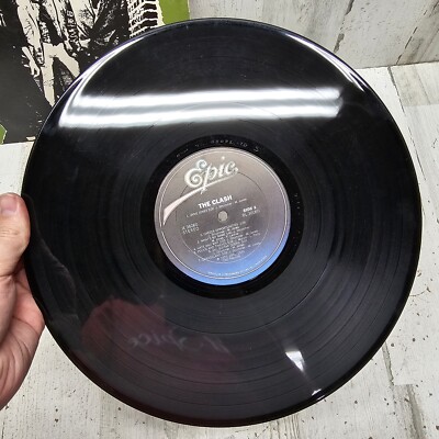 The Clash: Self-Titled Vinyl Record Album LP 1979 (JE-36060) | eBay