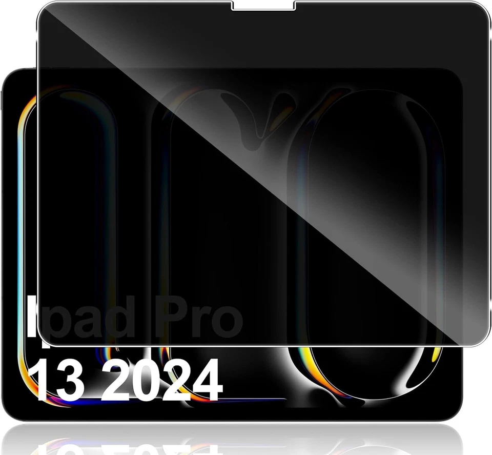 Schutzglas für Apple iPad Pro 2024 13″ Zoll Display Panzerfolie Anty-Spy 9H