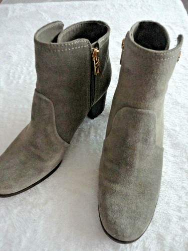 TORY BURCH PORCINI TAUPE SUEDE SABE 
