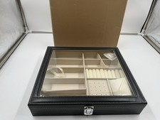 10 30 Slot Sunglasses Organizer Aluminum Alloy See-through Display Case