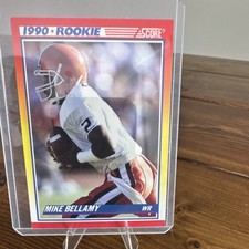 Score 1990 Mike Bellamy #626 Rookie Philadelphia Eagles Illinois Football Card