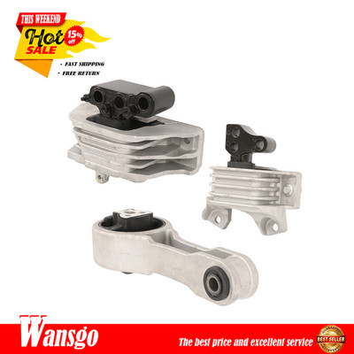 For Dodge Journey L4 2.4L 2011-2016 3pcs Engine Motor & Transmission Mount Kit