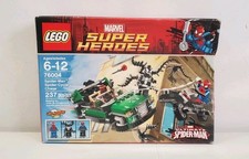 Lego Marvel Super Heroes SPIDER MAN Spider-Cycle Chase Set 76004 New Sealed Read