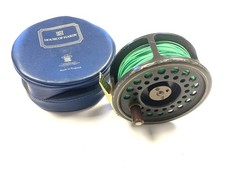 Hardy Golden Prince 9/10 salmon fly reel with Hardy reel zip case