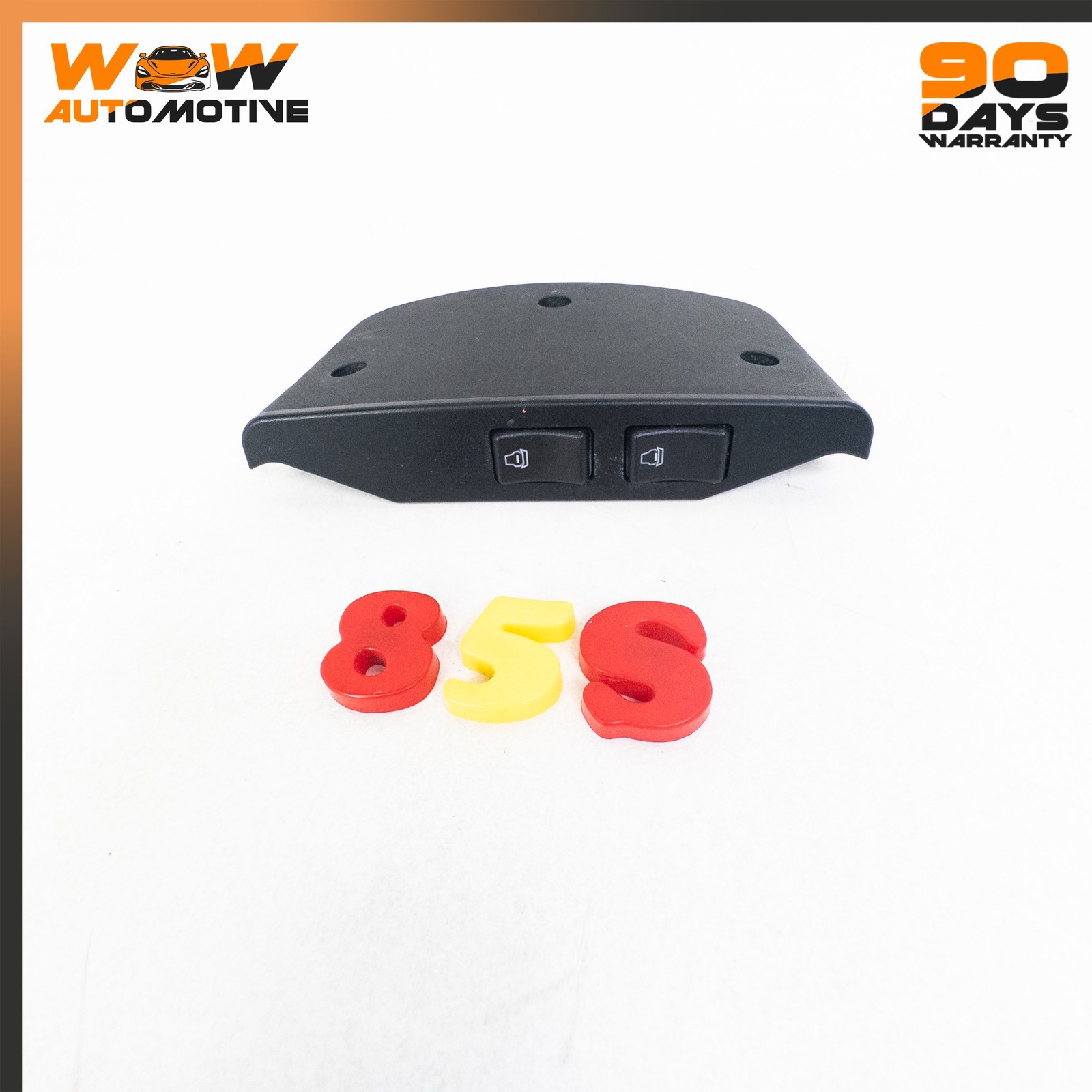 06-16 ASTON MARTIN V8 VANTAGE DB9 FRONT RIGHT SEAT LUMBAR REGULATOR SWITCH OEM