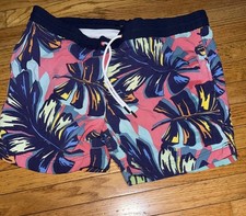 Tommy Hilfiger Men  s Swim Size Large Palm Trees