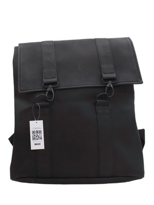 Rains Herren Tasche schwarz 100% Polyester Rucksack