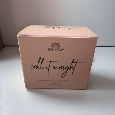 *NIB*Skin Deva Call It A Night  Glycolic Acid Night Cream  2oz 