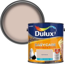 Dulux Walls & Ceilings Paint 2.5L Soft Stone Washable & Tough Matt Emulsion
