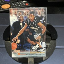 1996 Allen Iverson The Score Board Basketball Rookies Card  #1  