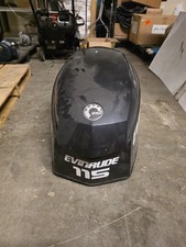 OEM Evinrude 115 HP E-TEC Outboard Motor Cowling   BRP V4 Charcoal