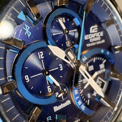Casio Edifice EQB-500DB-2A | Bluetooth Tough Solar Chronograph | Working