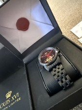 Louis XVI Watch Athos 339 Black Stainless Steel Swiss Made