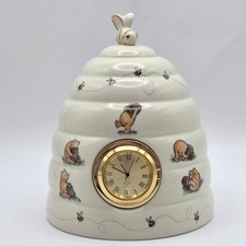 Vintage Lenox Winnie the Pooh Clock A Time for Honey Beehive W/ Box New Battery