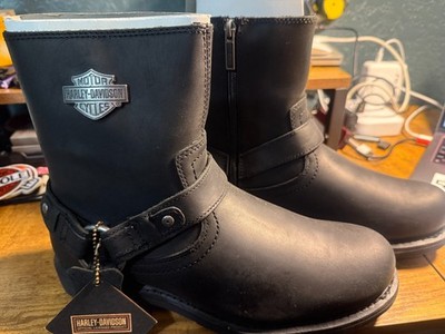 Harley Davidson Men s Scout Boots-new in the box- size 8.5- side zip.  EXCELLENT