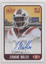 2021 Onyx Vintage College Blue Ink /400 Jermaine Waller #CAJE Auto 4z8