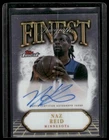 Naz Reid 2024-25 Finest #FA-NR Timberwolves Finest Autographs Refractor AU