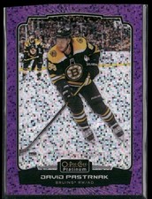 2022-23 O.P.C. Platinum Violet Pixels David Pastrnak 165/299 Boston
