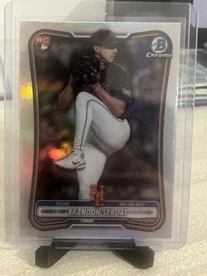 2026 Bowman Brandon Sproat RC Red Rookie Redemption New York Mets #33