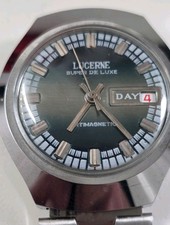OROLOGIO LUCERNA SUPER DELUXE. MECCANICA ANNI 70. FUNZIONANTE. BELLE CONDIZIONI