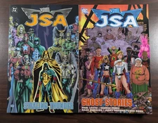 Lot of 2 JSA Trade Paperbacks- Stealing Thunder and Ghost Stories (2003/2006)